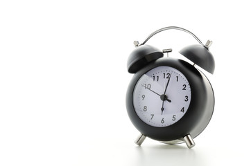 Clock isolated on white