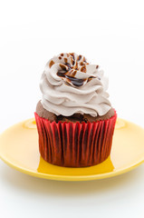 Cupcakes isolated on white background
