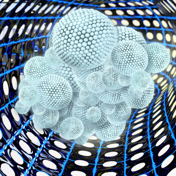 Nanopartikel - 3D Render