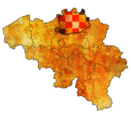 antwerp on map of belgium