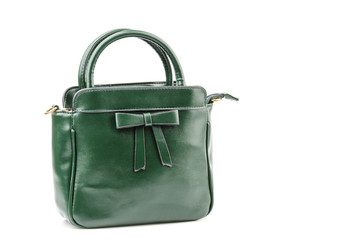 Handbag isolated white background