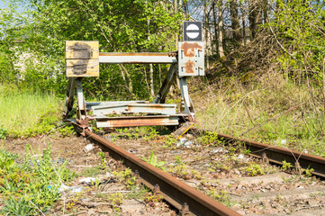 Abstellgleis Endstadion Rammbock Rangierbahnhof