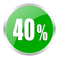 40 percent icon