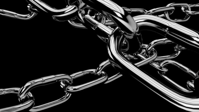 symbolic chains pulled high with strength,with alpha channel