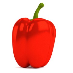 realistic 3d render of pepper