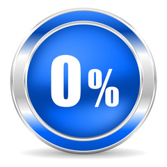 0 percent icon