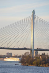 Cable-Stayed Bridge in St.Petersburg