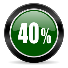 40 percent icon