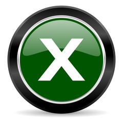 Fototapeta premium cancel icon