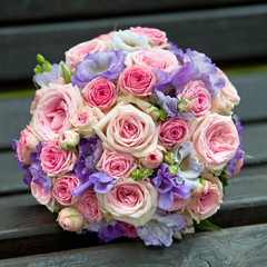 Bridal bouquet for the wedding ceremony