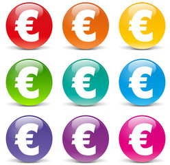 Vector euro icons