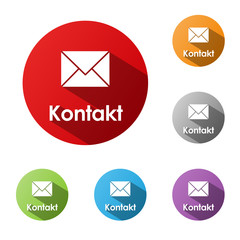 "KONTAKT" Buttons (Kundenservice Rufen Sie Uns Hotline Knopf)