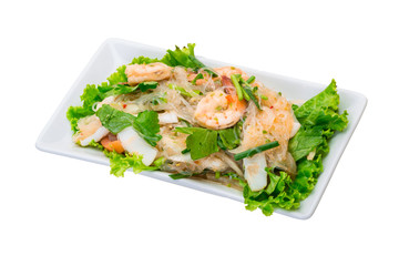 Glass noodle with shrimps