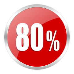 80 percent icon