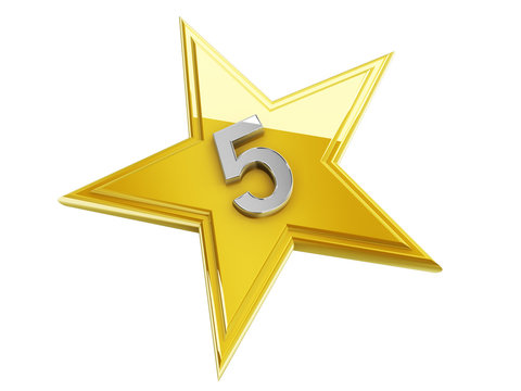 5 Number In The Star