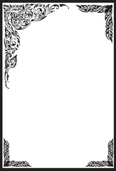 frames patterns thai