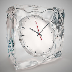 frozen in clock time concept - 64408902