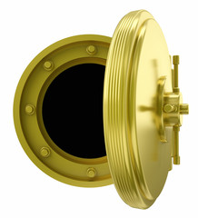 gold vault door