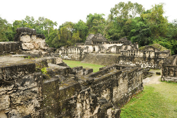 Fototapeta na wymiar Ruiny Majów Tikal