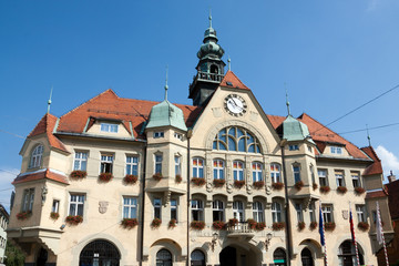 Obraz premium Ptuj - The City Hall facade