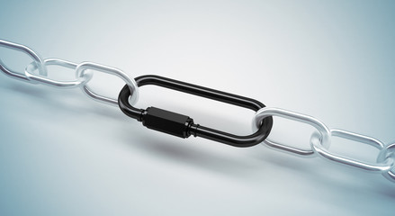 Obraz premium powerful chain link