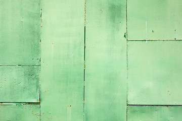 Grunge concrete sheet  wall paint in green colour ,Background