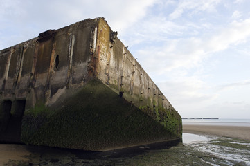 Arromanches-les-Bains, D-Day, Gold Beach, Mulberry-Hafen