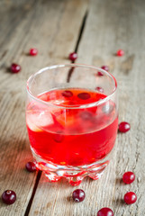Cranberry juice