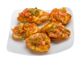 Bruschetta with tomato