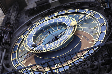 Detail of prague astronomical clock
