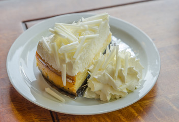 White chocolate cheese cake