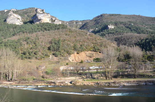 Village de Les vignes, Gorges du Tarn