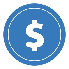 Dollar dans un panneau 