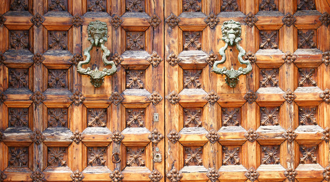 Detalle puerta para fondos y texturas
