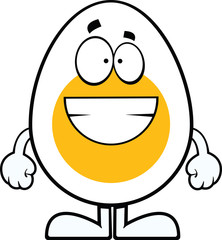 Grinning Cartoon Egg