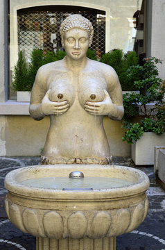 fontana delle tette