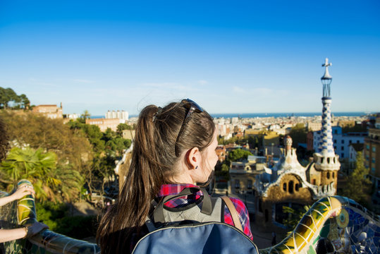 Woman tourist