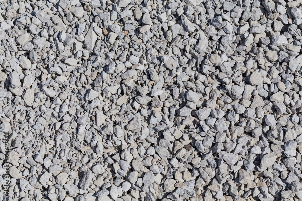 Wall mural crushed gravel texture