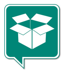 Logo recyclage papier carton.