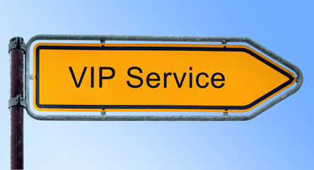 Strassenschild 6 - VIP Service