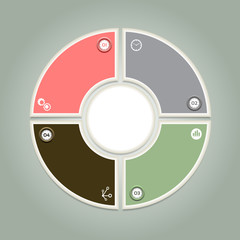 Vector Progress Background / Product Choice or Version. eps 10