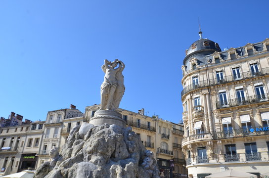 Fontaine des Trois Gr&acirc;ces, Montpellier