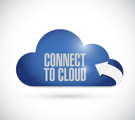 cloud computing connection concept illustration