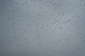 Window Raindrops - Stock Image