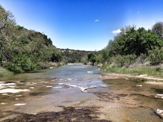 HDR picture from the middle of a river