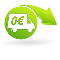 livraison offerte sur web symbole vert