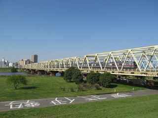 伊勢崎線の鉄橋