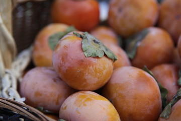 market persimmons