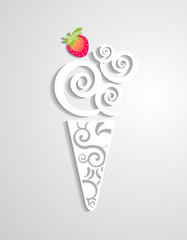 Strawberry Ice Cream - 64426700