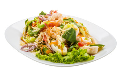 Asian seafood salad